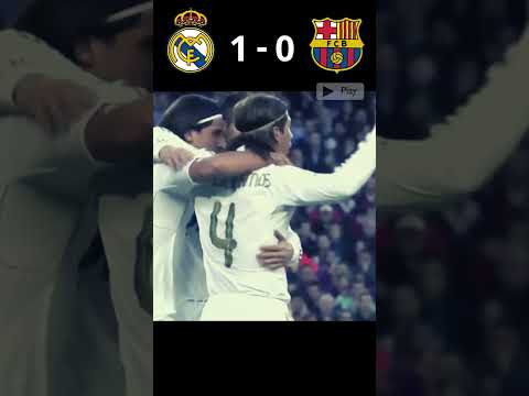 Highlights Real Madrid vs FC Barcelona 2012 La Liga #youtubeshorts #shorts #football #ronaldo