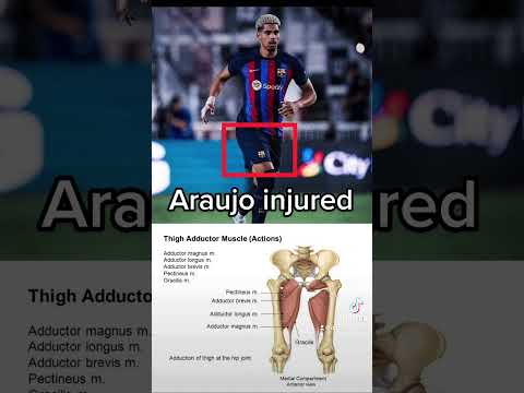 Ronald Araujo injured. Expert explains | #fcbarcelona #barca #barcelona #football #laliga