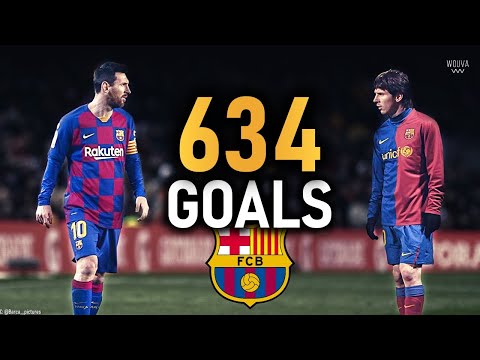 Lionel Messi – All 634 Goals for Barcelona (2004-2020) | HD