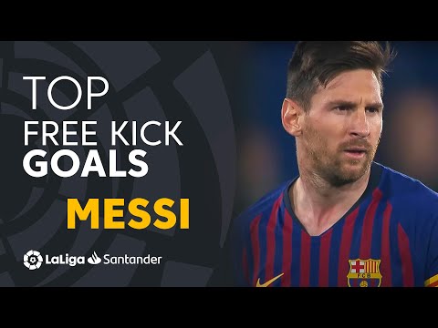 TOP 25 GOLES DE FALTA Lionel Messi
