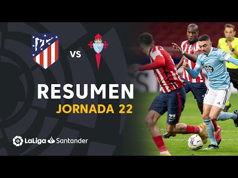Resumen de Atlético de Madrid vs RC Celta (2-2)