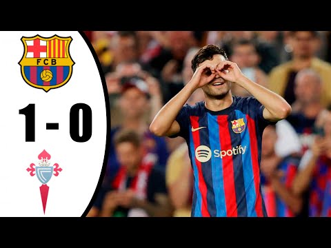 Barcelona vs Celta 1-0 All Goals & Highlights 09/10/2022 HD