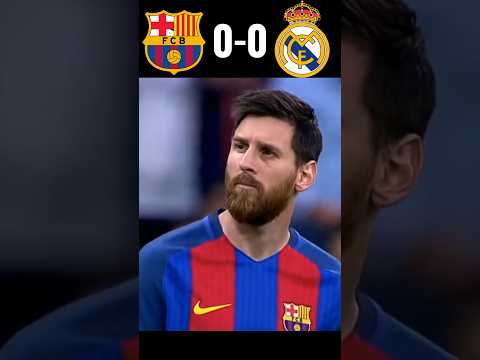 🐐Real Madrid vs FC Barcelona🧠 2017 La Liga Highlights #shorts #football #youtube
