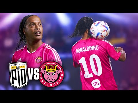 RONALDINHO EN LA KINGS LEAGUE | PORCINOS FC VS PIO FC