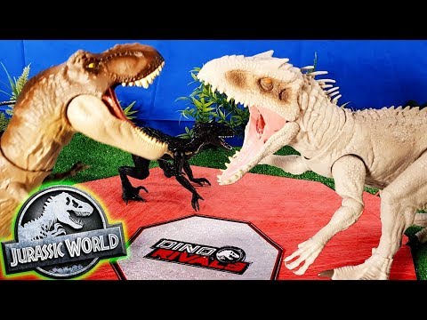 FINAL de la LIGA de COMBATE DINO RIVALS de Jurassic World con DANI y EVAN!!