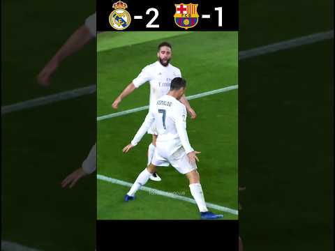 Real Madrid Vs FC Barcelona 2016/LaLiga Highlights/#shorts #footballfansclub