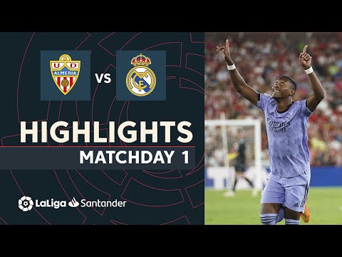 Resumen de UD Almería vs Real Madrid (1-2)