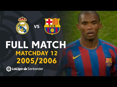 Real Madrid vs FC Barcelona (0-3) J12 2005/2006 – FULL MATCH