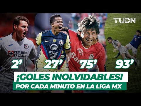 ¡TIC-TAC! ⏱️ Goles ESPECTACULARES Por cada minuto en la Liga MX I TUDN
