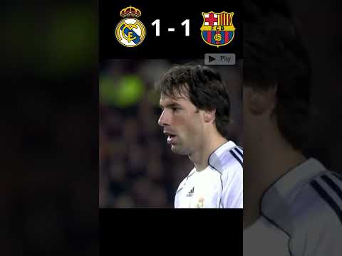 Highlights Real Madrid vs FC Barcelona 2007 La Liga #youtube #shorts #football #realmadrid #ronaldo