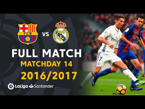 FC Barcelona vs Real Madrid (1-1) J14 2016/2017 – FULL MATCH