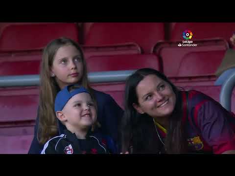 Calentamiento FC Barcelona vs CA Osasuna