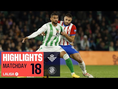 Resumen de Real Betis vs Girona FC (1-1)
