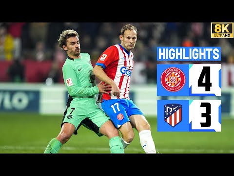 Girona 4-3 Atlético Madrid | LaLiga 2023/24 Round 19 – Highlights & All Goals