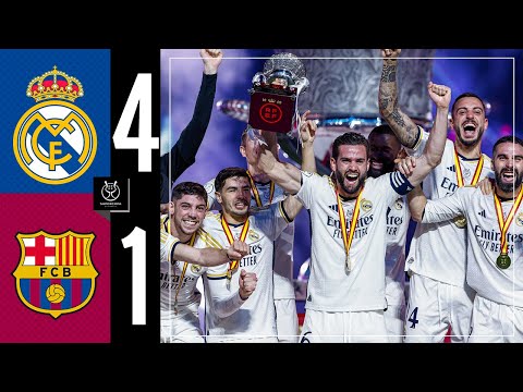 Real Madrid 4-1 FC Barcelona | HIGHLIGHTS | Spanish Super Cup final