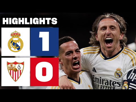 REAL MADRID 1 – 0 SEVILLA FC | RESUMEN LALIGA EA SPORTS