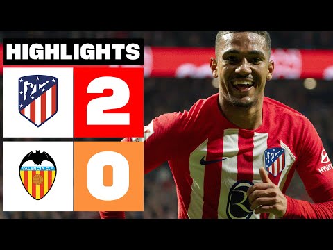 ATLÉTICO DE MADRID 2 – 0 VALENCIA CF | RESUMEN LALIGA EA SPORTS