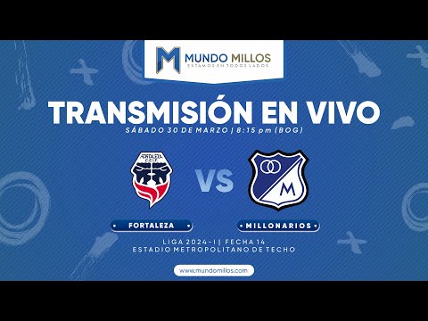 Fortaleza Vs. MILLONARIOS | FECHA 14 Liga 2024-I | Transmisión EN VIVO – camisetasnew.es