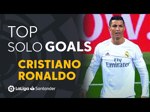 TOP 10 GOLES DE JUGADA INDIVIDUAL Cristiano Ronaldo LaLiga Santander