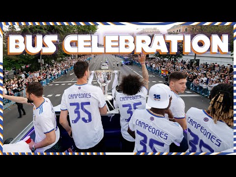 INSIDE Real Madrid’s BUS CELEBRATIONS | LaLiga champions!